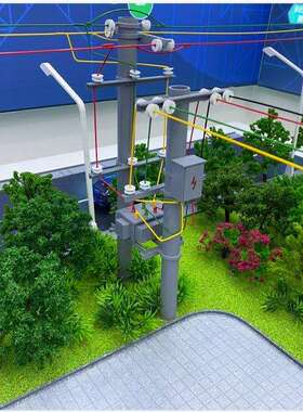 厂家直供 手工制作一比一还原 电力作业流程沙盘 来图制作