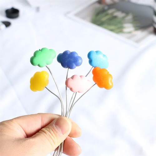 Colorful Love Balloon Cloud Figurine Christmas DIY Home