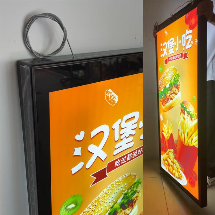 新款磁吸不L箱E576D广告灯光发广告牌立式展示牌各种同换画灯箱1