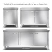 储骨台 后厨柜 定制商用不锈钢工作台 双门工作台