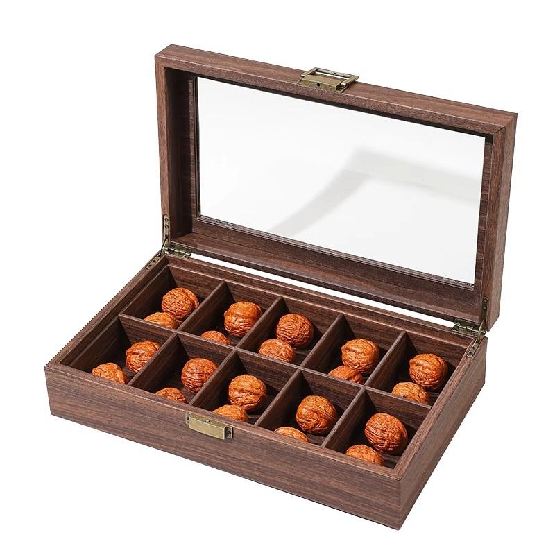 狮子头防尘文玩核桃收纳首饰盒