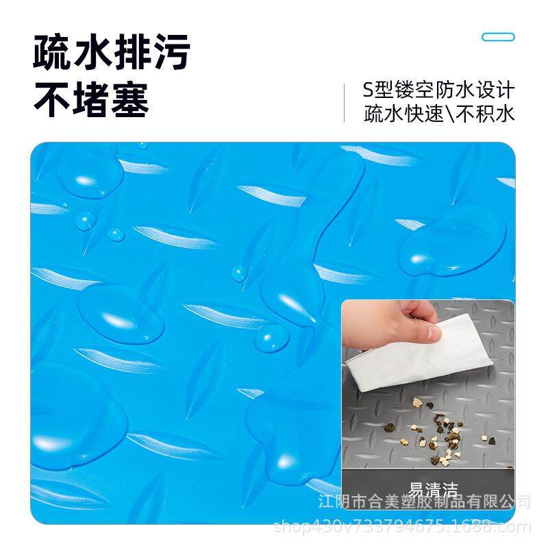 牛津PVC塑料车间防滑垫浴室厨房满铺地板革厂房地胶仓库地毯地垫