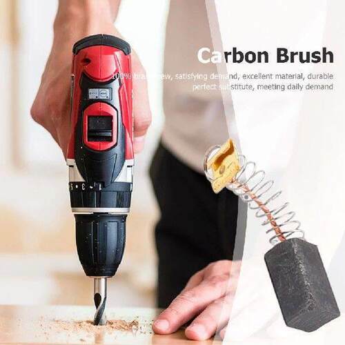 10pcs Carbon Brush Angle Grinder Replacement Electric