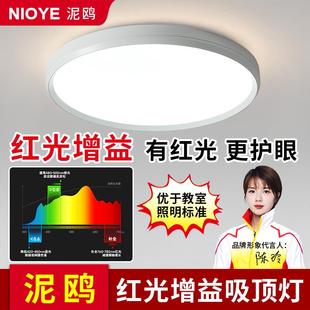 红光房灯卧室房间简约现代书房学习儿童全增 红光益护光眼吸顶17