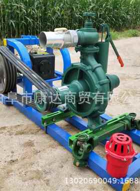 HDV拖拉机动高压泵4寸2寸高压泵卷带帘盘喷带灌滴管寸高压喷灌泵