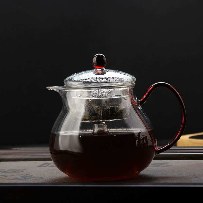 大容量全玻璃蒸茶壶 电陶炉煮茶器 加厚玻璃煮茶壶烧水壶功夫茶具