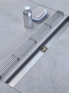 30VSV4锈钢拉丝卫生堵间淋浴房排水道防臭防长条隐藏地漏DL22不形