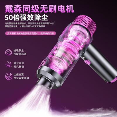 新款63027车载吸尘器大吸车内无线小型手力迷你吸吹车持家两用汽