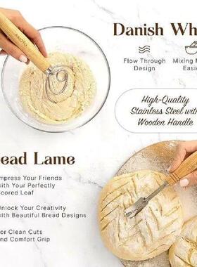 Sourdough Starter Kit Bread Proofing Baskets 24oz Sourdough