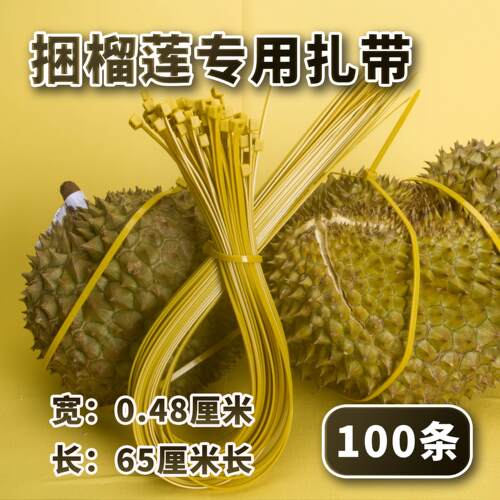 榴莲扎带5*650尼龙扎带卡扣加长扎带加宽加厚捆榴莲神器厂家直供