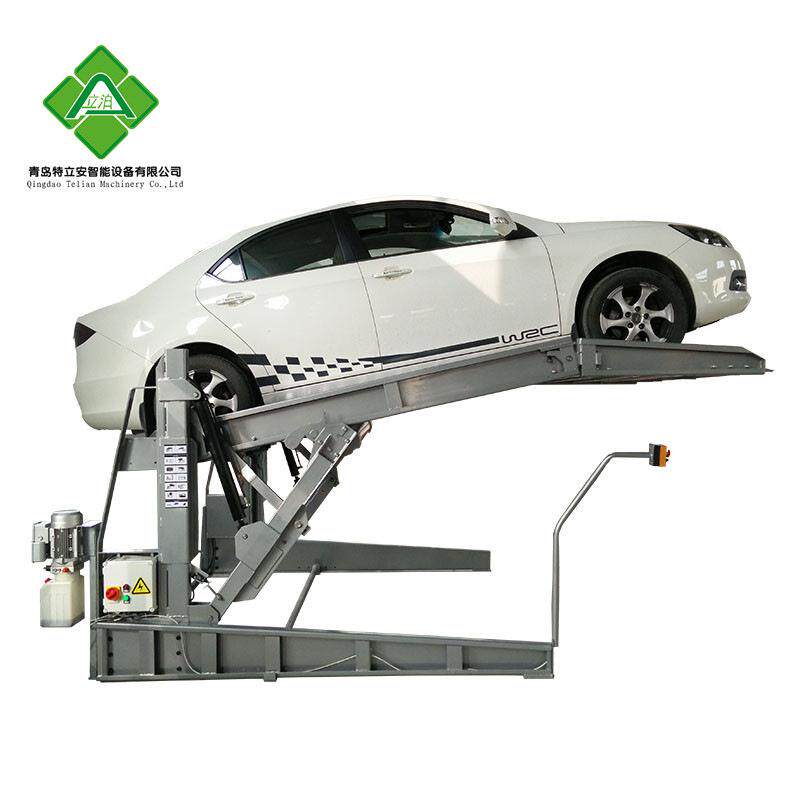 停车家用简易立体升降车库青岛小型俯仰式液压机械车位