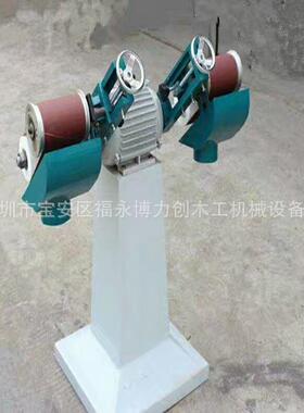 MM2415海绵轮砂光机卧式双头抛光机木工砂光机工艺品砂打磨机