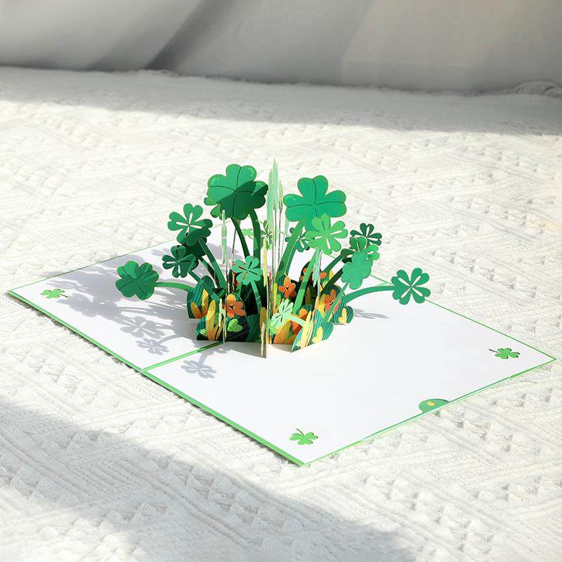 生日幸运祝福礼物贺卡恋人创意立体高级感情人节礼物代写文字祝福