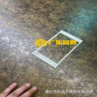 201/304不锈钢铜门蚀刻花纹板 腐蚀镀铜哑光红古铜不锈钢板