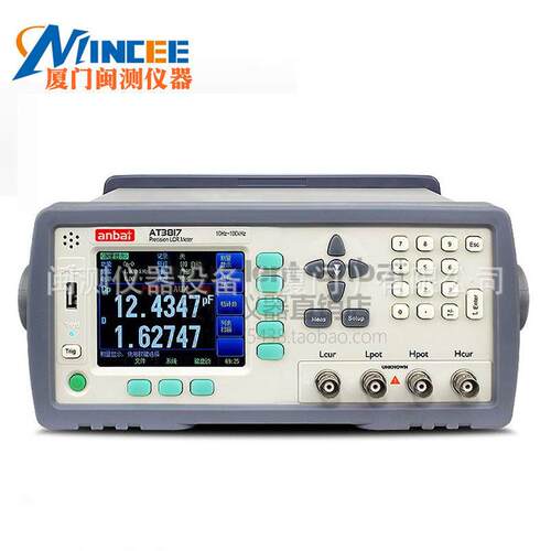 / AT3818 LCR数字电桥测试仪 电容感电阻DCR 300KHz