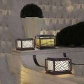 柱头围户灯太阳能外防水门灯别墅柱庭院灯柱子墙灯花园大门景KS