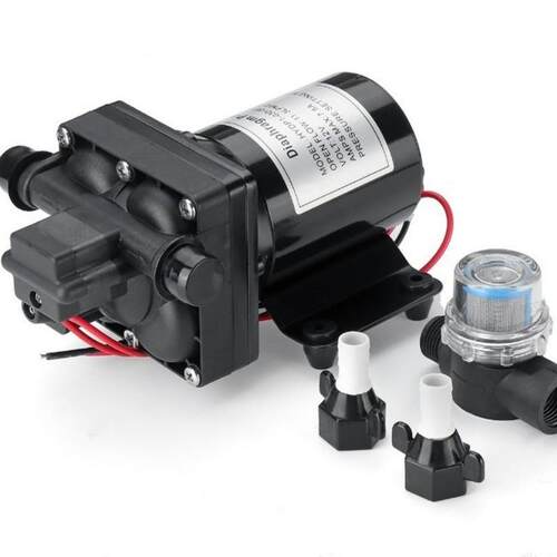自吸泵GPM55psi12/24V房车游艇微型静音电动隔膜泵扬程吸程