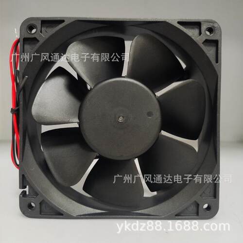 厂家12038 12V 1.5A KF12038M12B 烧烤炉专用散热风扇两线