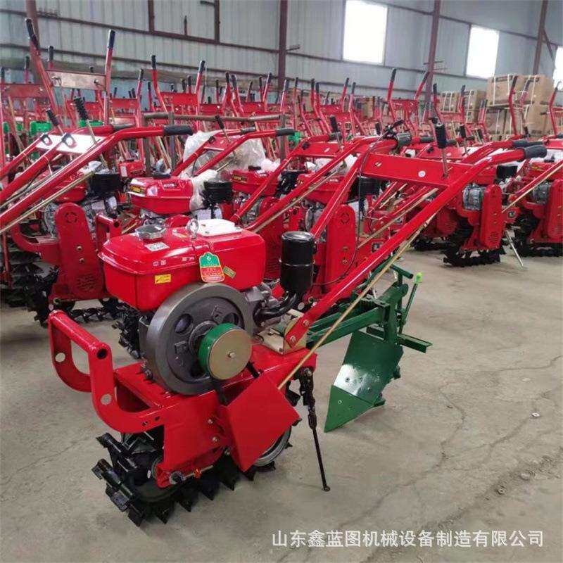 单轮履式手扶农用微种耕机多功能垄开带ULU沟起汽油柴油播器