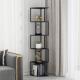 轻奢创意立式 转角书架简约家用铁艺置物架落地办公室多层书柜收纳