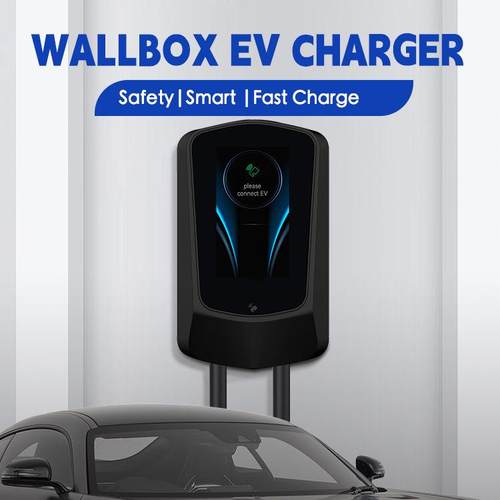 运营版新能源电动汽车11KW充电桩商用单枪壁挂22kw充电桩