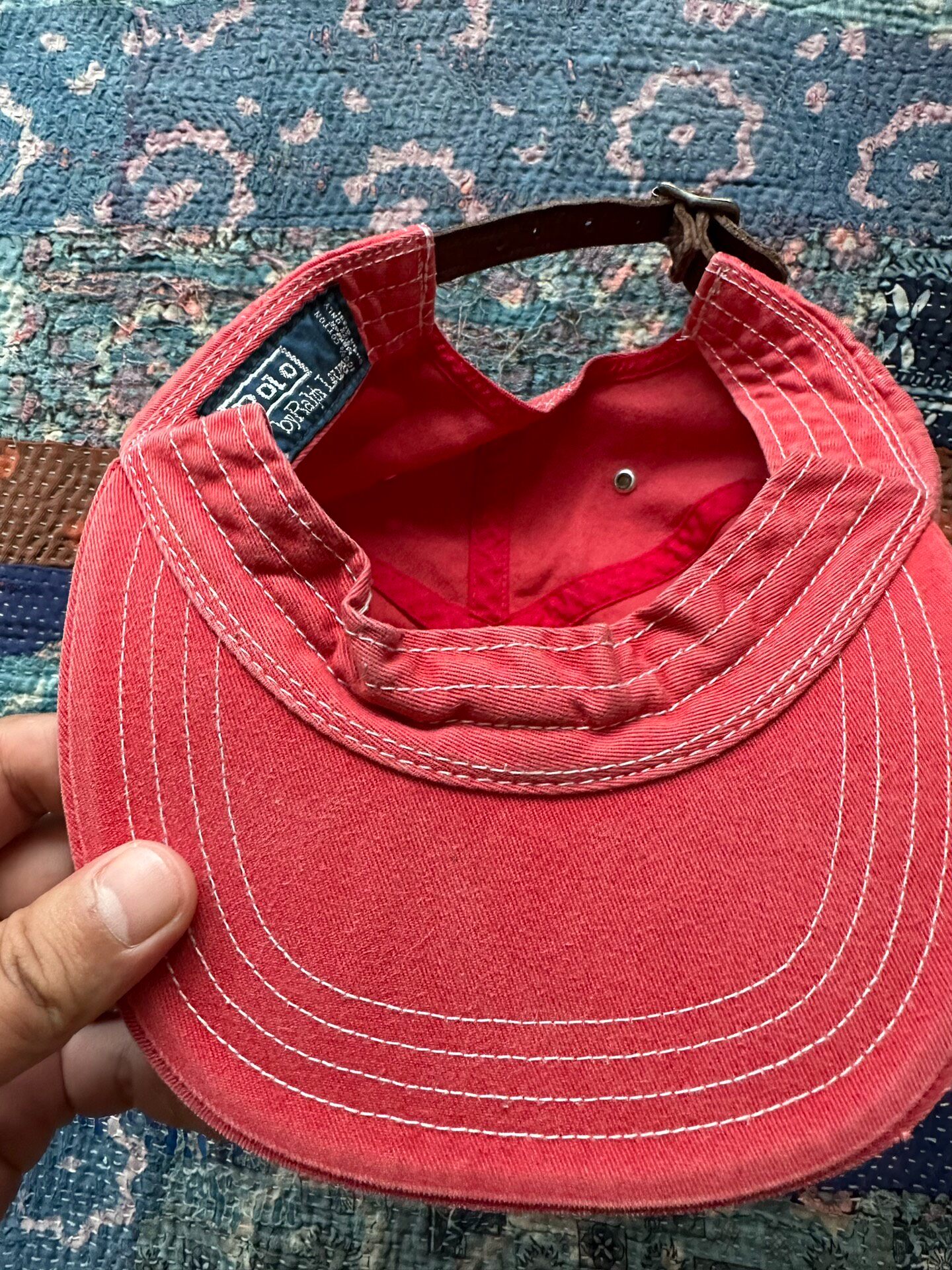 Polo Ralph Lauren RL Washed Distressed Cap — back