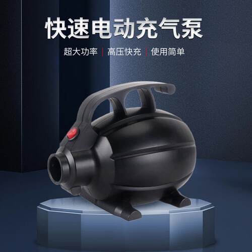 出口正标 大功率600W 充气床充气泵 帐篷瑜伽垫充气 电动充气泵