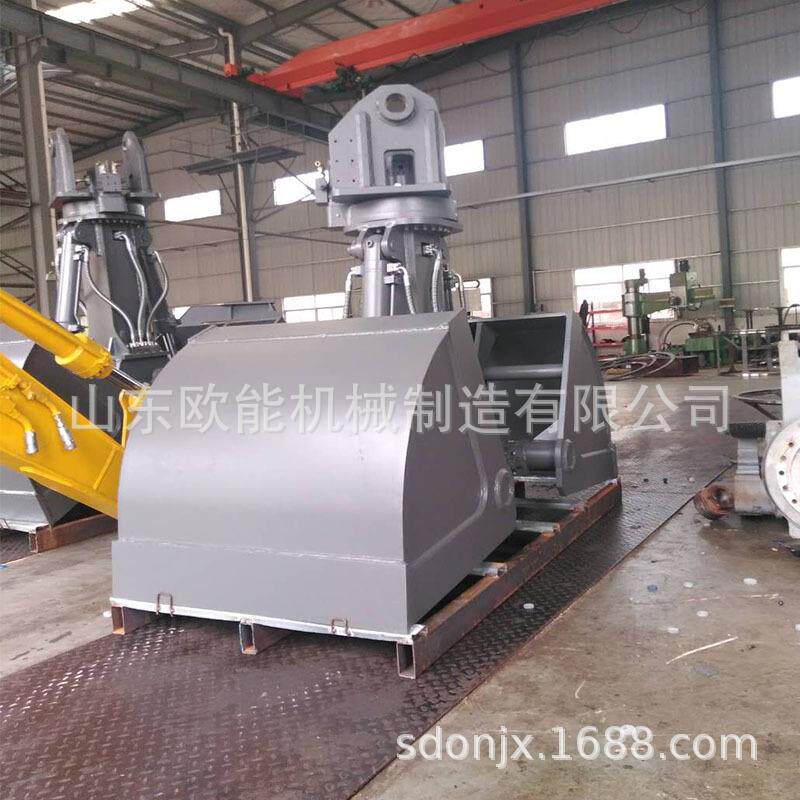 液压抓斗现货 双开贝型斗新型挖掘机贝壳斗 挖沙斗工程机械配件欧