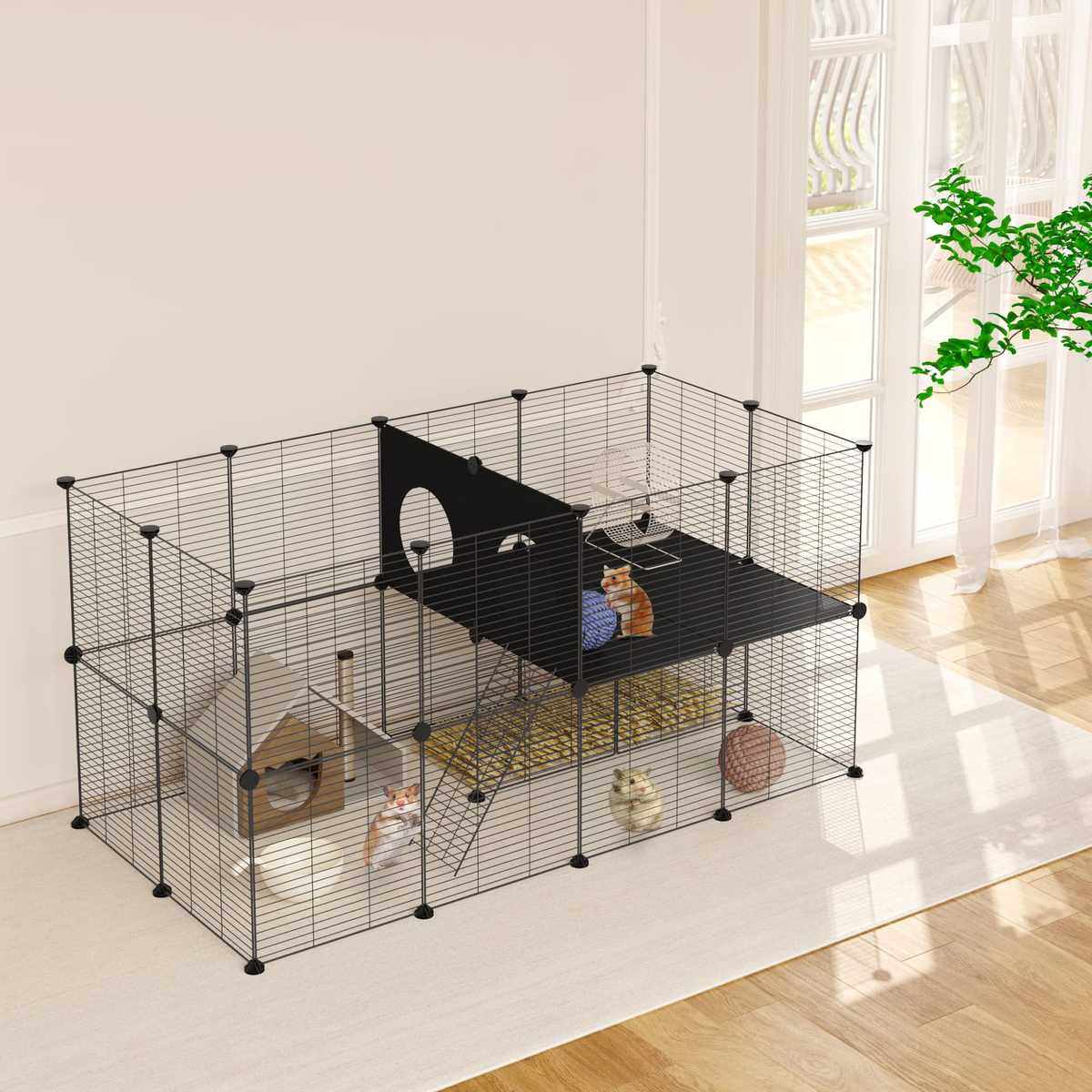 狗笼组装笼透明围栏网片铁宠物工厂拆装宠物豪华笼子别墅围折叠猫,宠物/宠物食品及用品,猫窝/屋/帐篷/沙发,淘宝优惠券,粉丝福利购,淘宝优惠卷