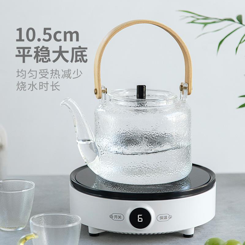 茶火具耐热玻璃煮锤茶壶电陶炉烧水壶纹明加FS726006热耐高提温梁