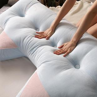 可爱床靠垫猫三角软包卧室床上防护头腰靠枕儿童窗撞飘沙发靠背垫