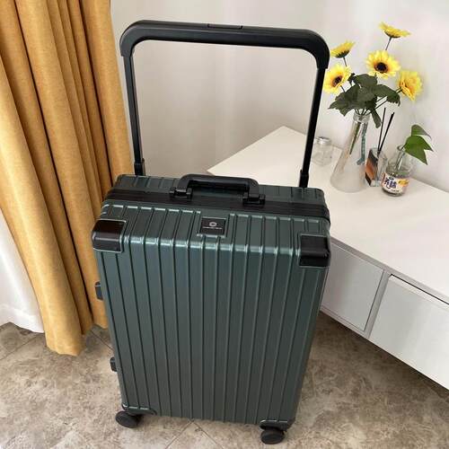 正品PC旅行箱宽拉杆李箱女行结5实耐用铝框款杆拉箱2男26寸皮箱静