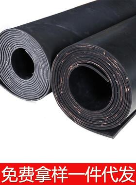 夹布橡胶板耐mo减震橡胶板货车耐油铺地加布橡胶板5mm夹线橡胶板