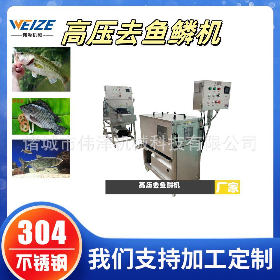 高压去鱼鳞机去除鱼鳞98%不伤鱼皮草鱼鲤鱼翘嘴白条去鳞机除鳞机