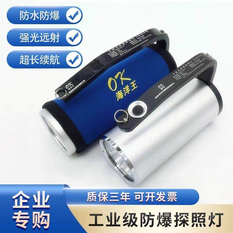海洋王防爆高亮度探照灯 防水强光手电筒长射程