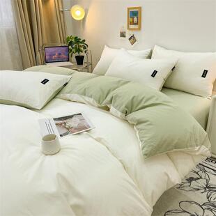 全棉被套件纯棉1cp 0件件0双人被罩150x200x23单0宿舍单人四 kmn