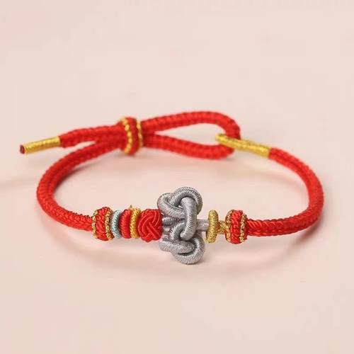 文昌结红绳编织考试考研上岸手链