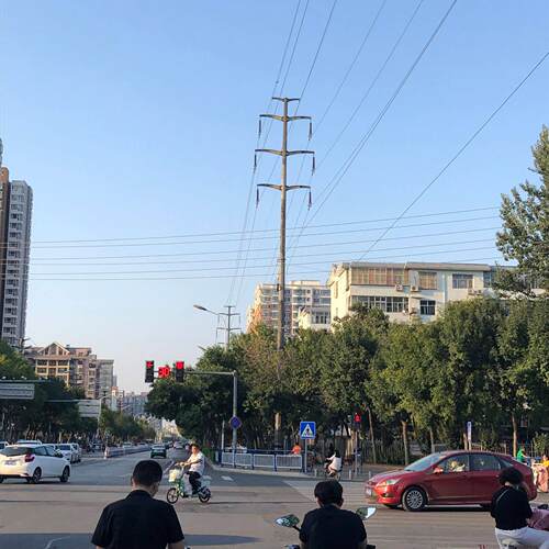 万国实体厂家供应 耐张杆 热镀锌电力钢杆 输电线路钢杆 结构稳定