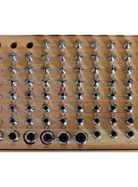 C6104钟表车床专用夹头弹簧夹头高碳钢夹头各种规格齐全0.3-14.0