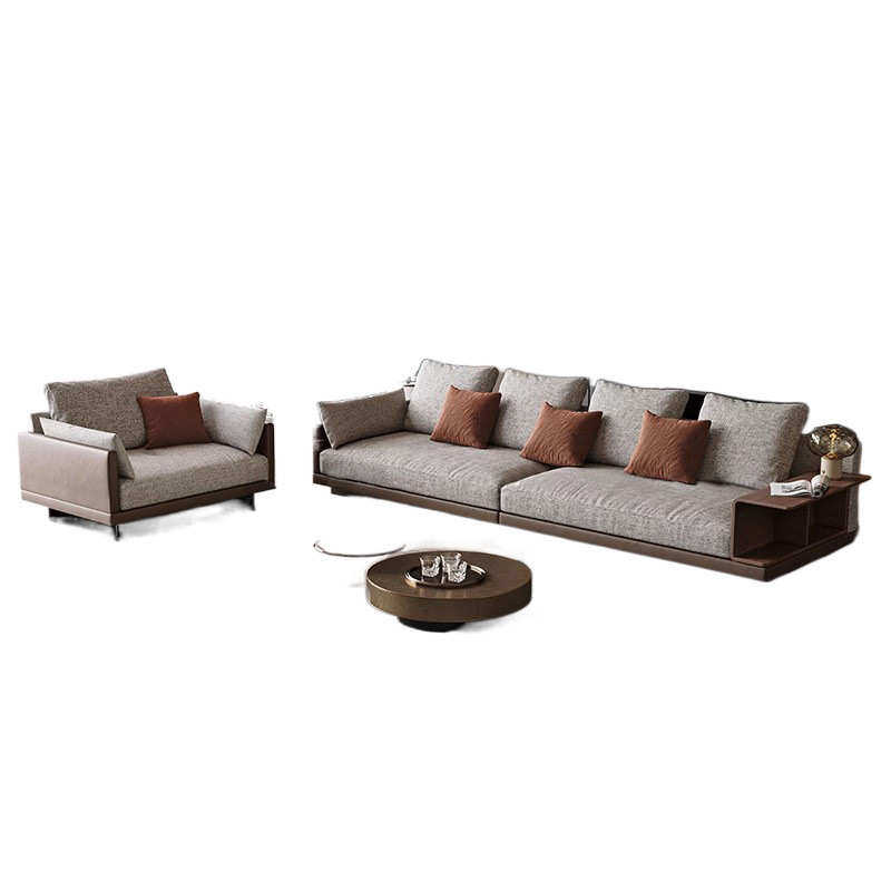 2020时尚新款沙发棉麻布艺意式极简客厅现代简约直排沙发小户型三