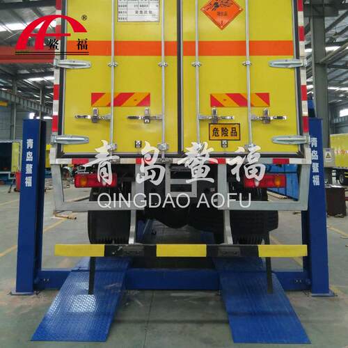 12吨四柱举升机大车举升机汽车举升机使用安全可靠鳌福厂家供应件