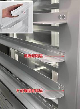 18盘全封闭式铝合金车架多层亚克力密封面包架烘焙烤盘饼盘托架