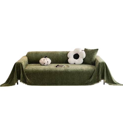 2025新款跑量沙发盖布雪尼尔四季通用简约高级沙发垫罩全包沙发巾