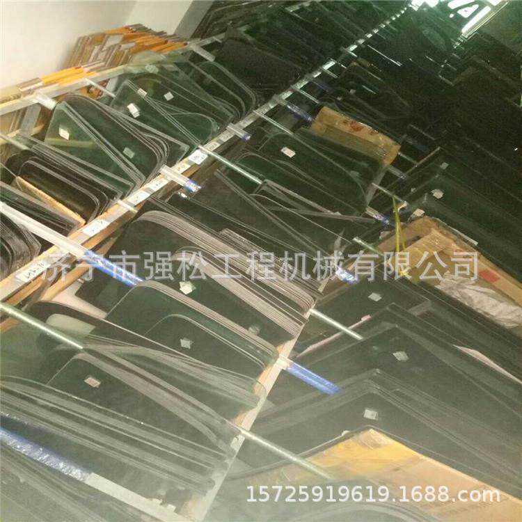 厂家现货销售挖掘机装载机推土机驾驶室玻璃 可做各种型号玻璃
