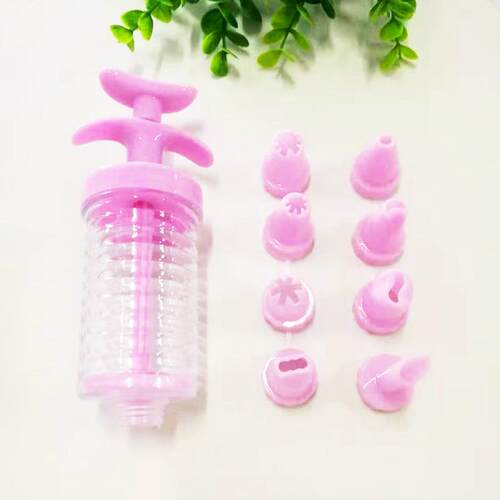 Baking Tools Cream Piping Nozzle Cookie Decorating Gun Plast