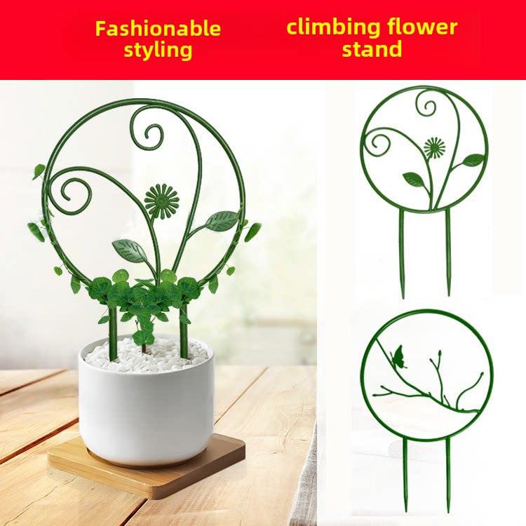2025新的植物支持框架乌龟铁线莲绿色萝卜藤植物攀援藤花架阳台花