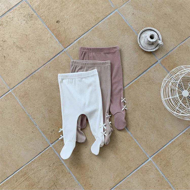 儿童裤袜春季春装2025春款衣服洋气韩版童装女童纯色打底裤袜
