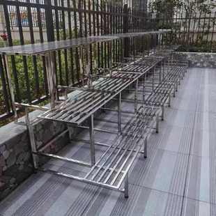 不锈钢花架子阳台大花盆室内室外多层花盆架落地绿萝置物花架婕琦