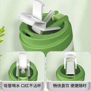 双饮玻璃杯子ins高颜值便携式女学生宿舍喝水杯随行网红家用咖啡