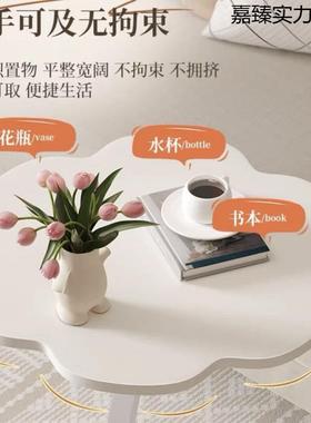 沙4212发风边几家室用客厅茶几卧床头小柜阳台小圆桌复古小桌子置
